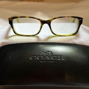 COACH HC6040 Brooklyn Tortoise w/ Green Eyeglasses